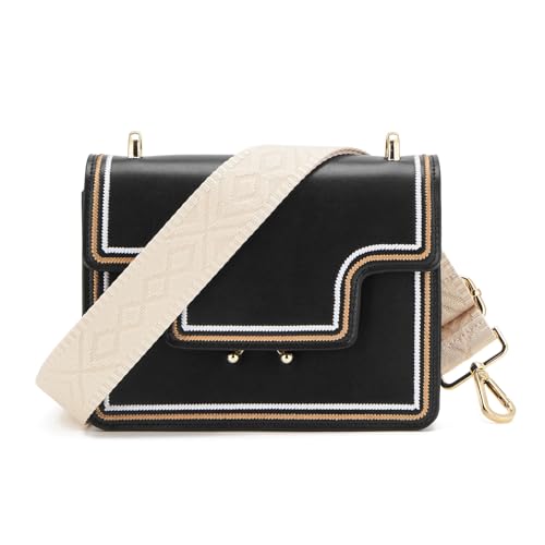 ZOOEASS Wide Shoulder Strap (Solid),Adjustable Replacement Belt Crossbody Canvas Bag Handbag - color: Jx7beige