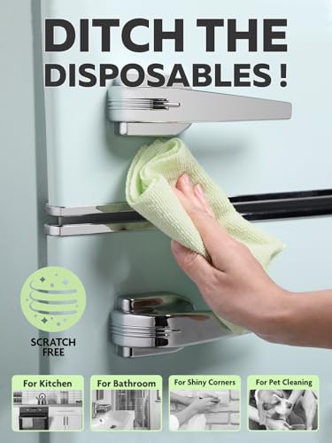 Fantasticlean Microfiber Cleaning Cloth Roll- 75 Sheets, 12" x 12" (Green) - color: Green, size: 75 pack