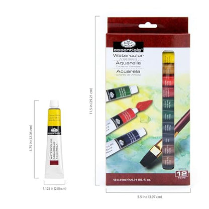 Royal & Langnickel Watercolor Artist Tube Paint, 21ml, 24-Pack - size: 1 Count (Pack of 1)