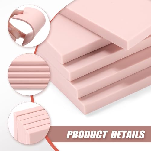 Bobblebro Linocut Kit for Printmaking, 5 PCS 4"x6" Rubber Linoleum Blocks | Stamp Making Kit and Block Printing Kit with Brayer and Carving Tools for Beginners and Artists, DIY Back To School Gift - style: KIT-5PCS