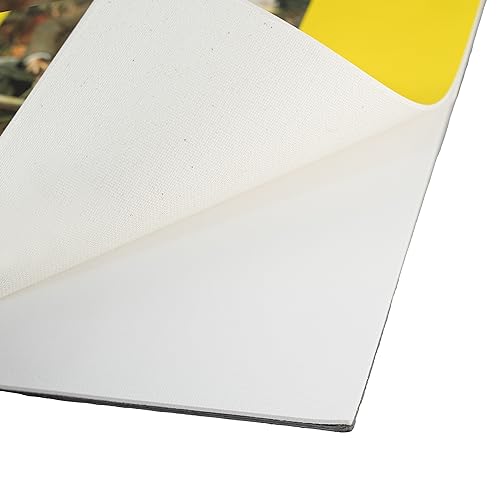 Fredrix 3495 Canvas Pad, 8" x 10" Canvas, Primed and Ready to Paint, Sturd, Can be Mounted When Dry, 10 Sheets per Pad, White - color: White Canvas, size: 8" x 10"