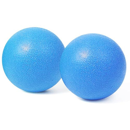 2-Pack Firm Lacrosse Massage Balls (Light Blue) - color: Light Blue