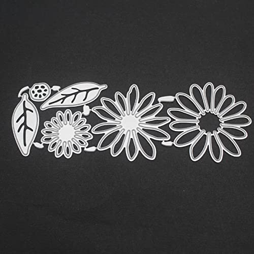 Flower Cutting Dies Metal Dies for Card Making Stamps Embossing Stencil Scrapbooking Album Paper DIY Crafts Decor (6 Pieces) - style: Flowers and leaves