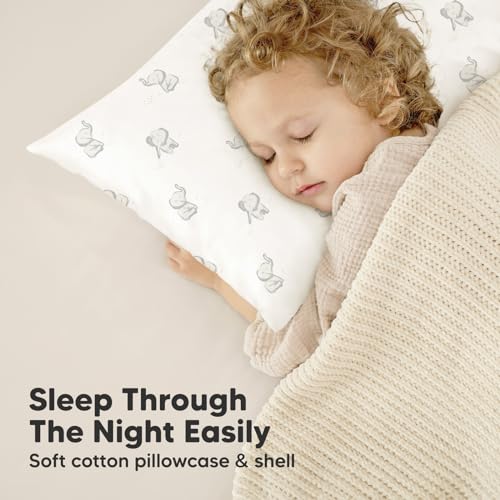 Toddler Pillow with Pillowcase, 13x18 My Little Dreamy Pillow (Elly) - color: Elly