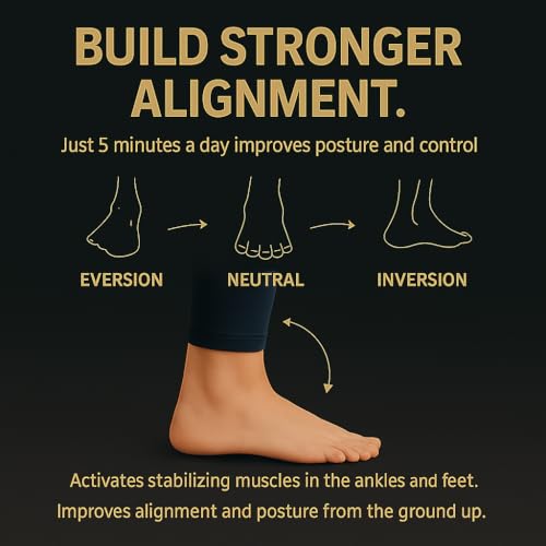 ANKR Ankle Balance Board | Stability Trainer for Ankle Strength, Mobility & Sprain Recovery | Non-Slip Wobble Board for Plantar Fasciitis Relief, Physical Therapy & Injury Prevention
