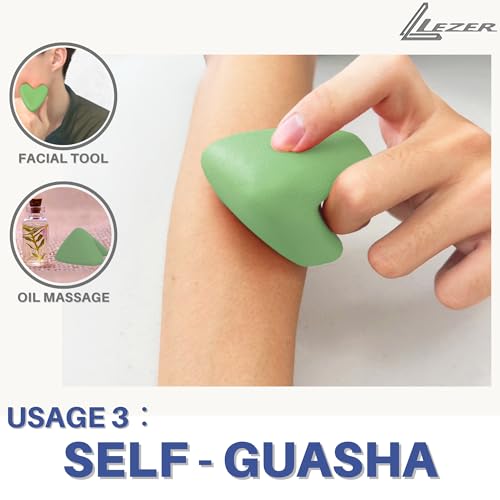 LEZER Large Trigger Massage Point, Manual Massage Ball, Hip Hook, Muscle Knot Release Tool, Deep Tissue Relief, Hip Flexor Iliacus Back Psoas Hand Foot Myofascial Physical Therapy, 3.5 inｘ3 in, Green - style: 06 - Large Trigger Green