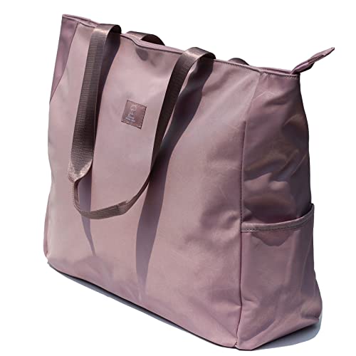 ESVAN LARGE BEACH BAG Water Resistant Lightweight 20 inch Women Oversize Tote Bag for Gym Beach Travel Pool Yoga Nurse - color: A03