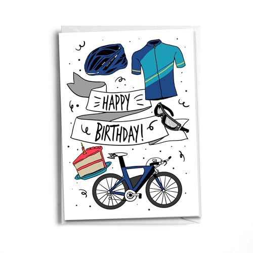 Happy Birthday Outdoor Cyclist – Male - style: Cycle M