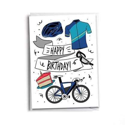 Happy Birthday Outdoor Cyclist – Male - style: Cycle M