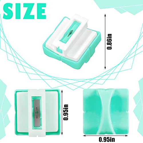 Mudder 10 Pcs Paper Cutter Replacement Blades for A4,Mint Green | Cutting Replacement Blades, Refill for A4 Black and White Paper Trimmer, For Office school - color: Mint Green