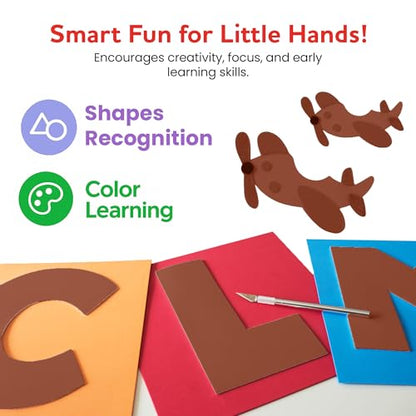 Self-Adhesive EVA Foam Sheets for Crafts – 2mm Thickness 8 Brown Sheets, 6 x 9 Inch, Peel & Stick Foam Paper for DIY, Scrapbooking & Kids’ Art. - color: Brown - 8 Pack