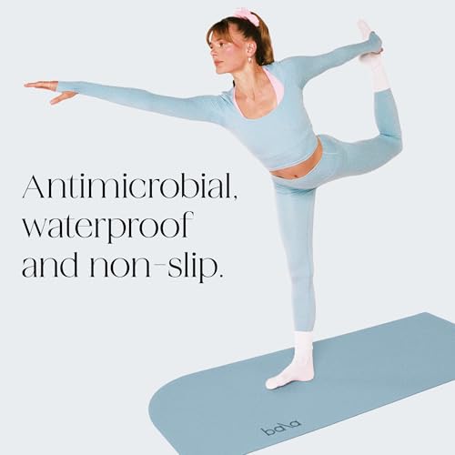 Bala Yoga Mat for Home Gym, Non-Slip Exercise Mat for Home Yoga - color: Sea, style: Deco Mat - 5mm