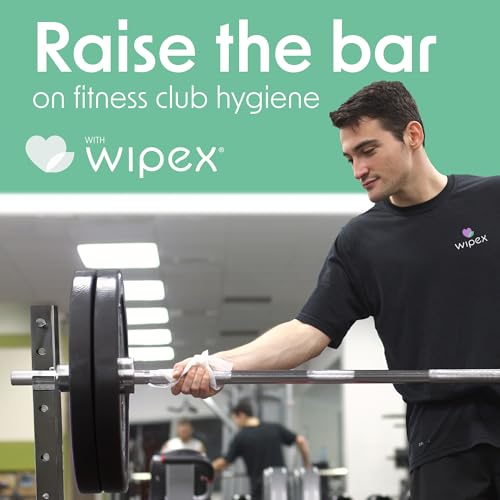 Wipex Plant Based Gym Wipes Dispenser Refill - 700 Count Fitness Equipment Wipes (Large 8x12) Lemongrass + Bucket, (Pack of 4 + Bucket) - size: 700 Count (Pack of 4), style: Original Lemongrass + Bucket