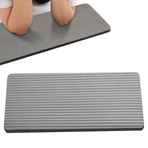 Yoga Knee Pad, Exercise Fitness Yoga Knee Pad Cushion, Foam Floor Pilates Non-Slip Cushions Wrist Elbow Pad Sports Mat for Pilates, Pray, Exercises - color: Grey, size: 61X25.5X1.5CM