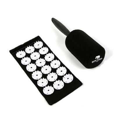 Bed of Nails Acuroller Original Bon Acupressure Roller Design with 756 Precision Nails, Length with Handle - 9", Without Handle - 4", Roller Diameter - 2.5" - color: Acuroller