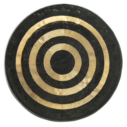 Unlimited Lunar Flare Gongs - Includes Mallet & Rope/Sound Healing & Meditation Instrument/Bronze Chinese Gong/Deep Lingering Tones - size: 18"