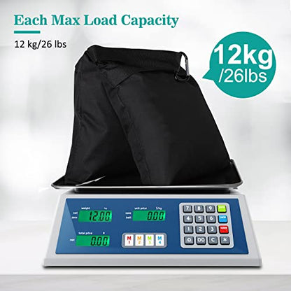 8 Packs Sandbags Weight Bags for Light Stand Photography Video Support - size: 8PCS