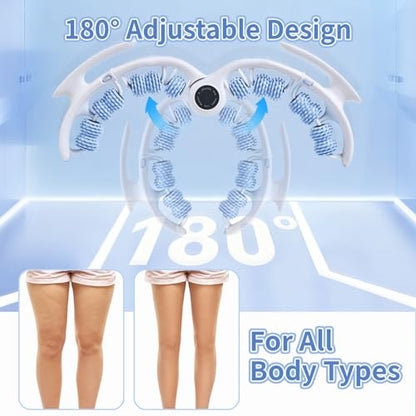 Cellulite Massage Roller for Legs, Anti Cellulite Massage Tool for Legs, Thighs, Arms with Detachable Handles, Lymphatic Drainage Massager for Deep Tissue Pain Relief
