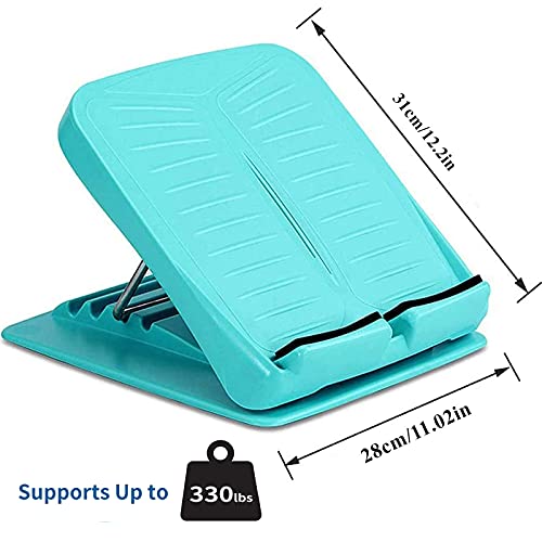 Slant Board, Adjustable Incline Board and Calf Stretcher, Stretch Board for Stretching Tight Calves or Plantar Fasciitis，Foot Stool Adjustable Strength Training Equipment Leg Exercise Machines - color: Blue