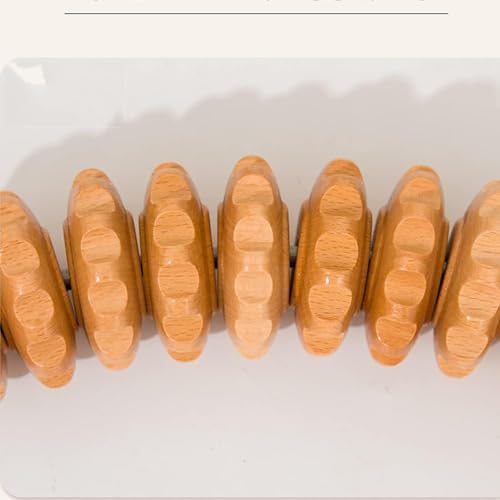 Curved Wood Therapy Massage Roller Tools, Wooden Fascia Massage Roller, Wood Body Sculpting Tools