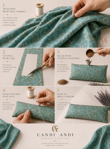 Handmade Luxe Serenity Eye Pillow - All-Natural Flaxseed - Unscented or Lavender Scented – Weighted Eye Mask for Yoga, Meditation, Hot & Cold Therapy - color: BIRDS IN PARADISE, style: LAVENDER SCENTED