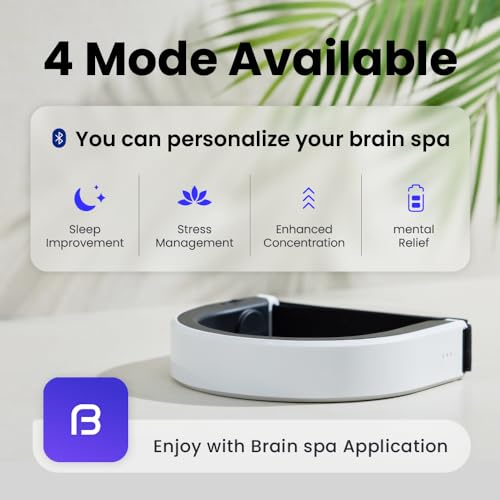Good Sleep Headset for Relaxation & Bedtime Routine, 40Hz Gamma Light & Bone Conduction Sound Rhythmic Massager, Designed to Insomnia Relief, Promote Calm, Focus, Meditation and Mental Rest