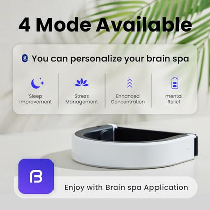 Good Sleep Headset for Relaxation & Bedtime Routine, 40Hz Gamma Light & Bone Conduction Sound Rhythmic Massager, Designed to Insomnia Relief, Promote Calm, Focus, Meditation and Mental Rest