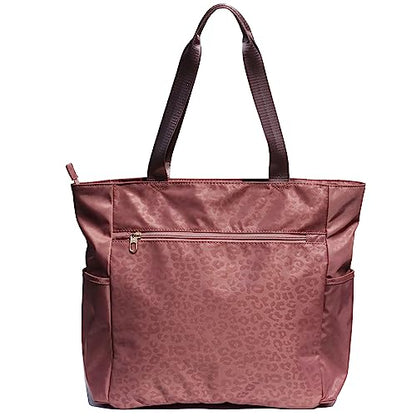 ESVAN Original Floral Tote Bag Large Shoulder Bag with Multi Pockets for Gym Travel Beach Daily Bags - color: A3