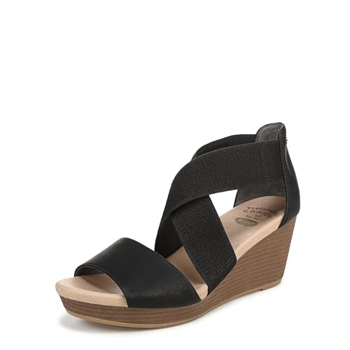 Dr. Scholl's Barton Band - color: Black Smooth, size: 10