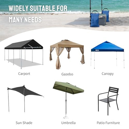CROWN SHADES Sand Bags for Canopy Legs, 150 LBS, Blue (Unfilled) - color: Blue, size: 150lbs