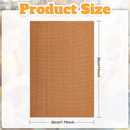 Honeydak 5 Pack Polymer Clay Oven Mat Non Skid Mat, 7.9 x 11.8 Inches | Safe Work Mat, Polymer Clay Bake Tool, Oven Liners, DIY Crafts Projects