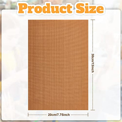 Honeydak 5 Pack Polymer Clay Oven Mat Non Skid Mat, 7.9 x 11.8 Inches | Safe Work Mat, Polymer Clay Bake Tool, Oven Liners, DIY Crafts Projects