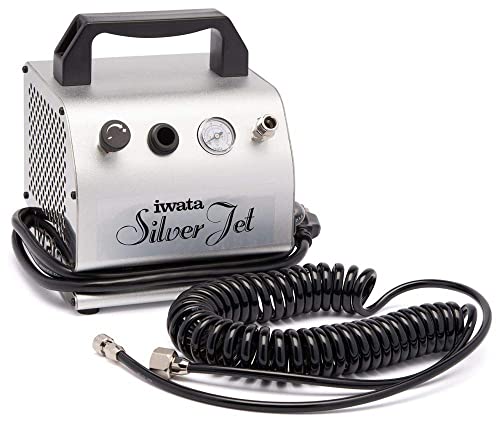 Iwata-Medea Studio Series Silver Jet Single Piston Air Compressor