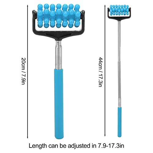 Back Scratchers, Back Massage Roller Massager, Telescopic Roller Massager, Roller Massager Massage ToolsMassage Tools Equipment(Sky Blue)