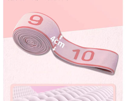 Multi-Loop Yoga Stretching Strap, Non-Slip High-Elastic Resistance Band for Pilates, Gymnastics and Daily Flexibility