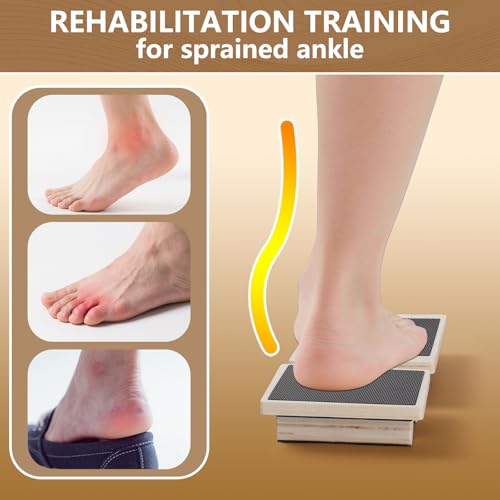 Ankle Balance Board, Stability Trainer for Foot and Ankle Exercises | Balance training tool for mobility workouts,physical therapy routines,plantar support and improving stability at home