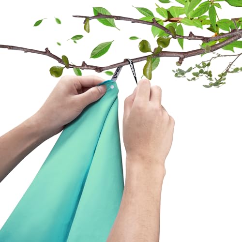 Microfiber Towel for Body,Microfiber Beach Towel,BackpackingTowel,Camping Towels Lightweight,Soft Compact Lightweight Quick Dry Fitness Hiking Yoga Camping TravelTowel - color: Green