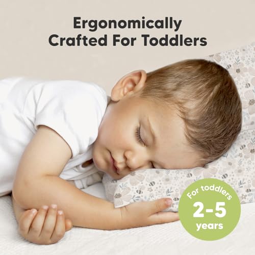 Toddler Pillow with Pillowcase, 13x18 My Little Dreamy Pillow (Flora Vale) - color: Flora Vale