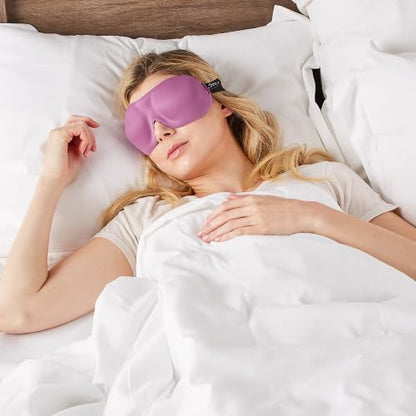 Bucky 40 Blinks No Pressure Eye Mask for Travel & Sleep - color: Orchid