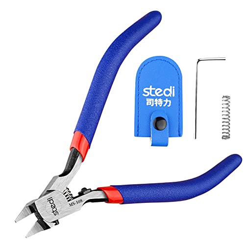 stedi Model Nippers Ultra Thin Single Blade Sprue Cutter for Plastic Models | Model Nippers,Plastic Model Tools,Model Building Tools,Model Assembly,Gundam Nippers,Gunpla Tools,Gundam Nippers - style: Ultimate Single-edged（High-end professional)
