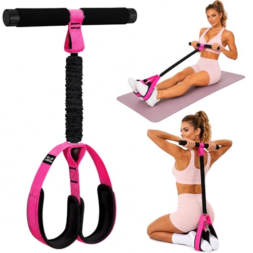 Pedal Resistance Band with Handles,Multifunctional Exercise Bands
