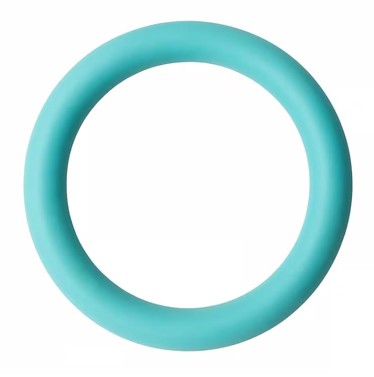 Exercise Weight Ring for Full Body Workout, 10 lb Resistance Training Ring Non-Slip Silicone Surface, 12 Inch Diameter, Teal Blue