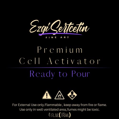 Cell Activator for Acrylic Pouring, Metallic Midnight Blue - color: Metallic Midnight Blue