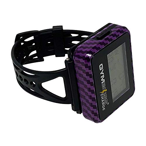 Gymboss Charge Interval Timer and Stopwatch & Watchstrap - Bundle - color: Carbon Purple