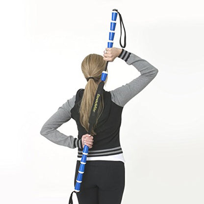 ProStretch StretchRite, Stretching Strap for Sore Muscles, Blue/White - color: Blue/White