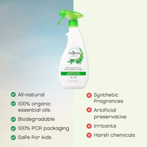 AspenClean All Purpose Cleaner Spray | 22 oz - Pack of 2