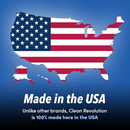 Clean Revolution SuperCharged All Purpose Cleaner Refill with Smart Probiotic + Enzyme Complex, Multi-Surface Kitchen Bathroom & Floor Cleaner, Fragrance Free, 128 Fl Oz (Pack of 1) - size: 128 Fl Oz (Pack of 1)