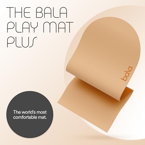 Bala Yoga Mat for Home Gym, Non-Slip Exercise Mat for Home Yoga - color: Sand, style: Mat - 5mm