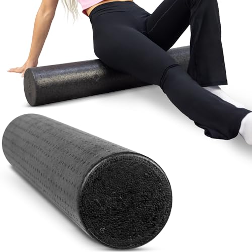 Vive High Density Foam Roller (36 inch) - Large Foam Roller for Exercise - size: 36"