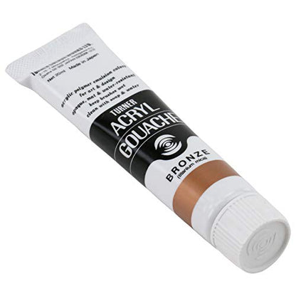 Turner Colour Works Acryl Gouache Artist Acrylic Paint - Single 20 ml Tube - Bronze - color: Bronze, size: 0.7 Fl Oz (Pack of 1)
